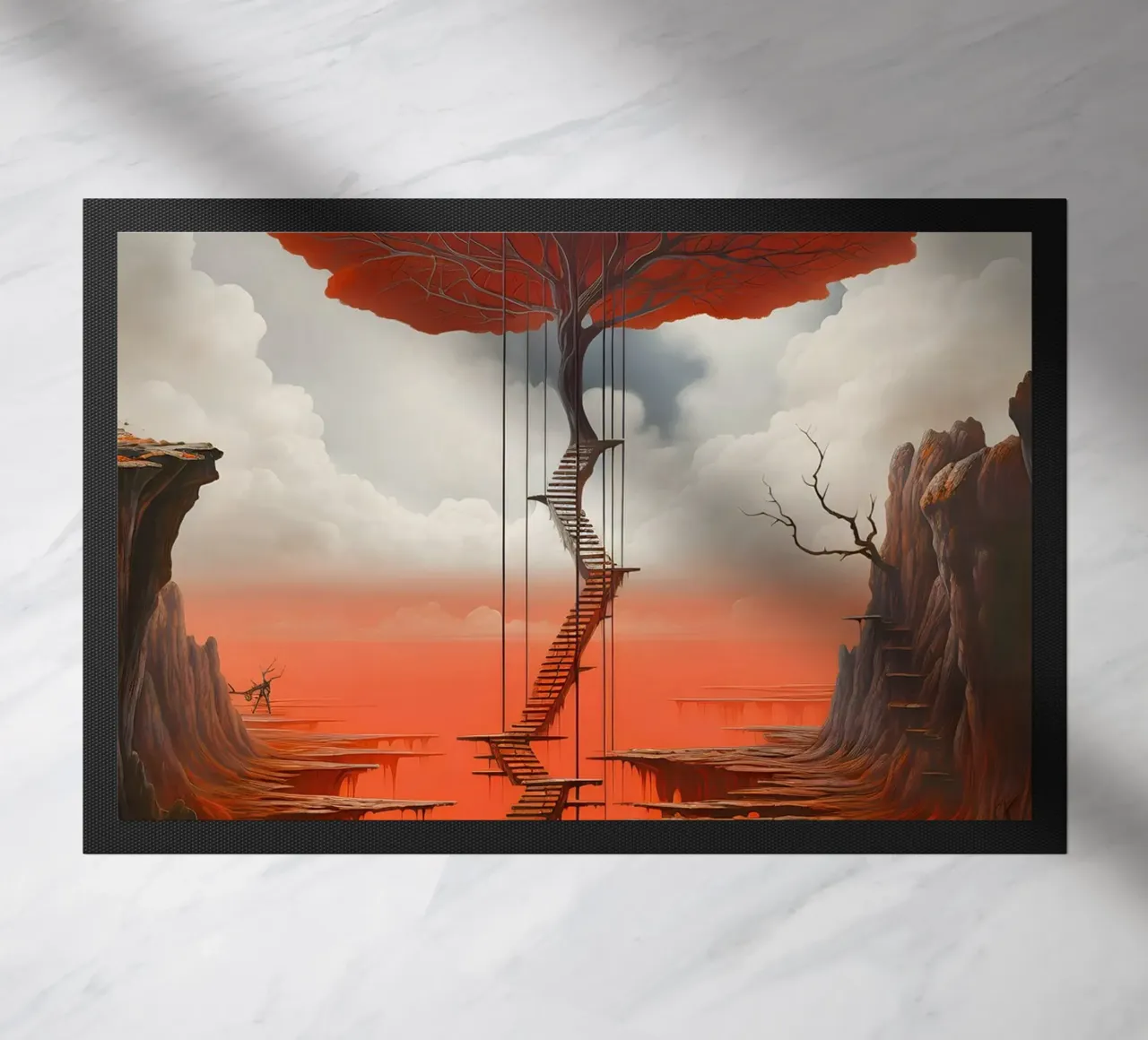 Tree of Thresholds doormat by LUCID LAYERS