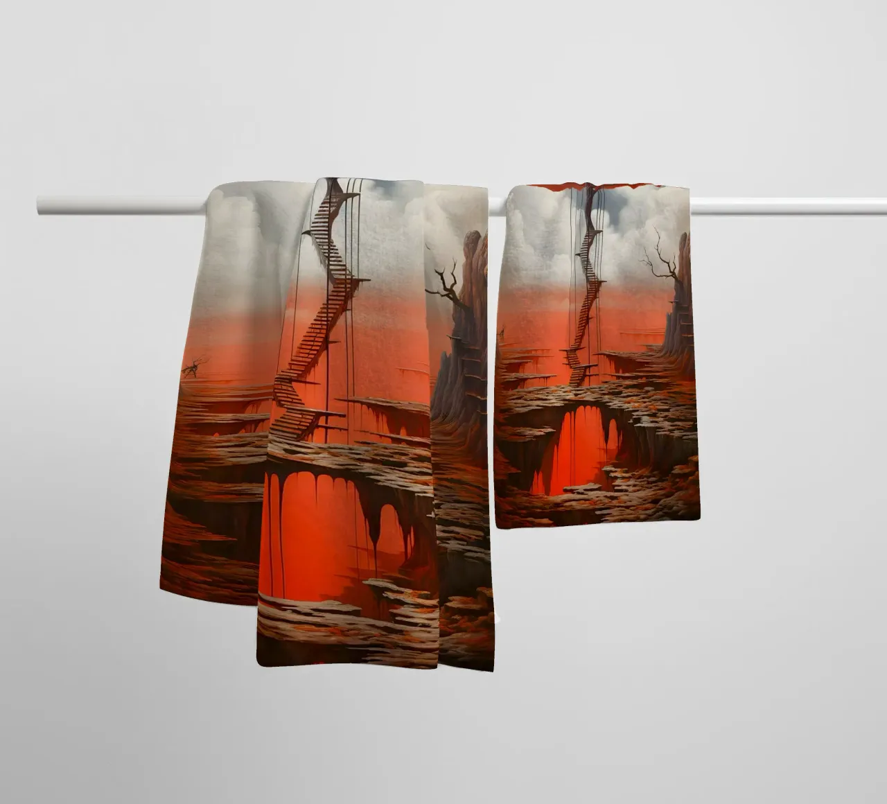 Tree of Thresholds towel by LUCID LAYERS