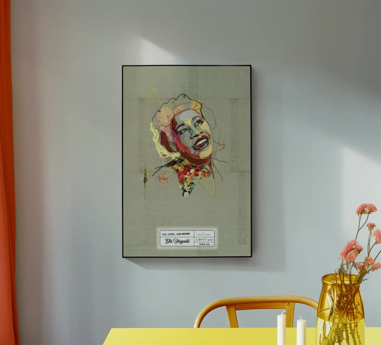 Ella Portrait plexiglass da Carlos Quitério