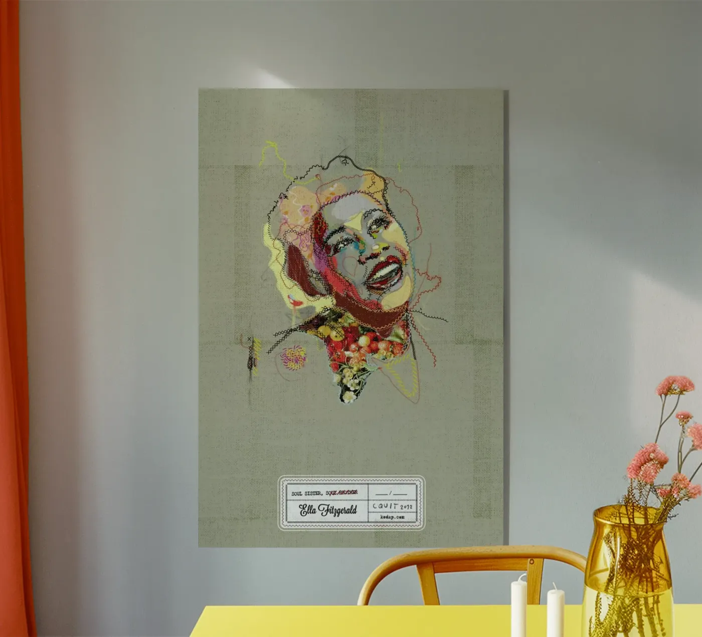 Ella Portrait plexiglass da Carlos Quitério