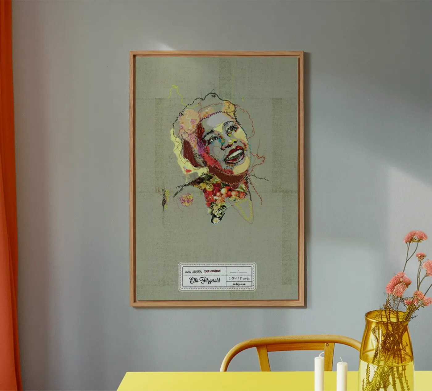 Ella Portrait forex plate by Carlos Quitério