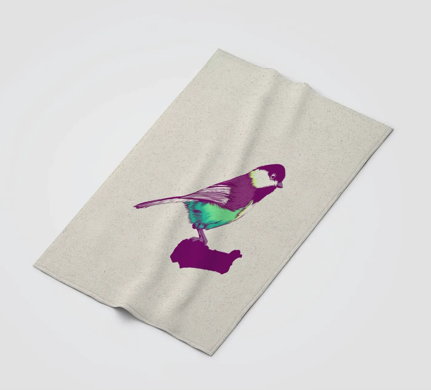 Bird 03 fleecedeken van Cranio Dsgn