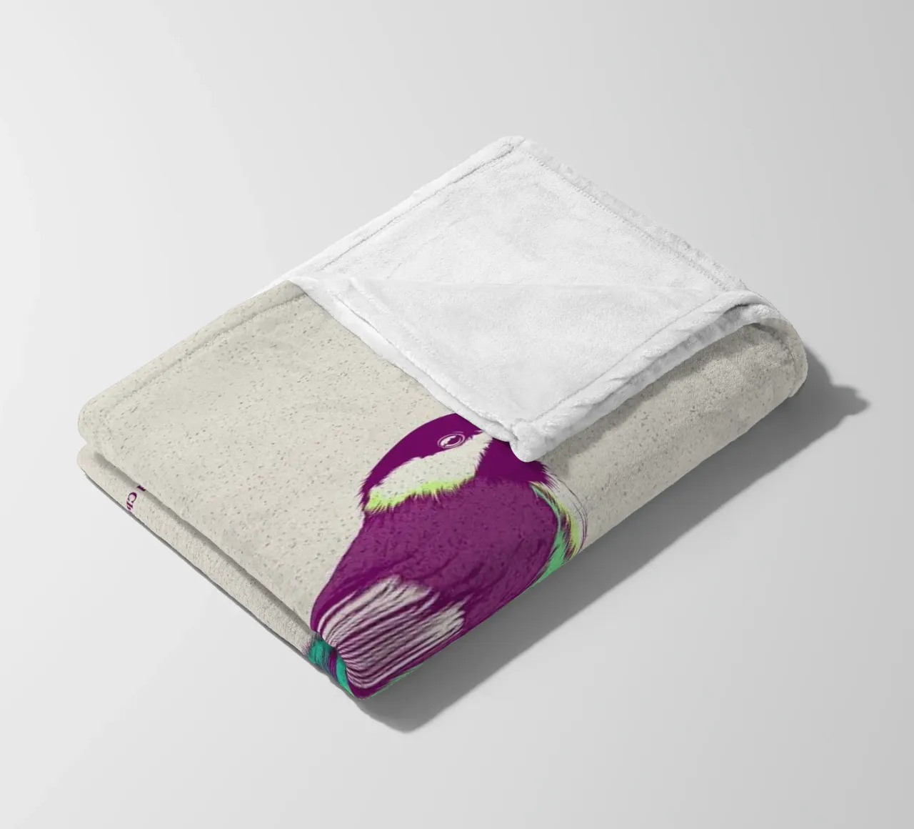 Bird 03 coperta in pile da Cranio Dsgn