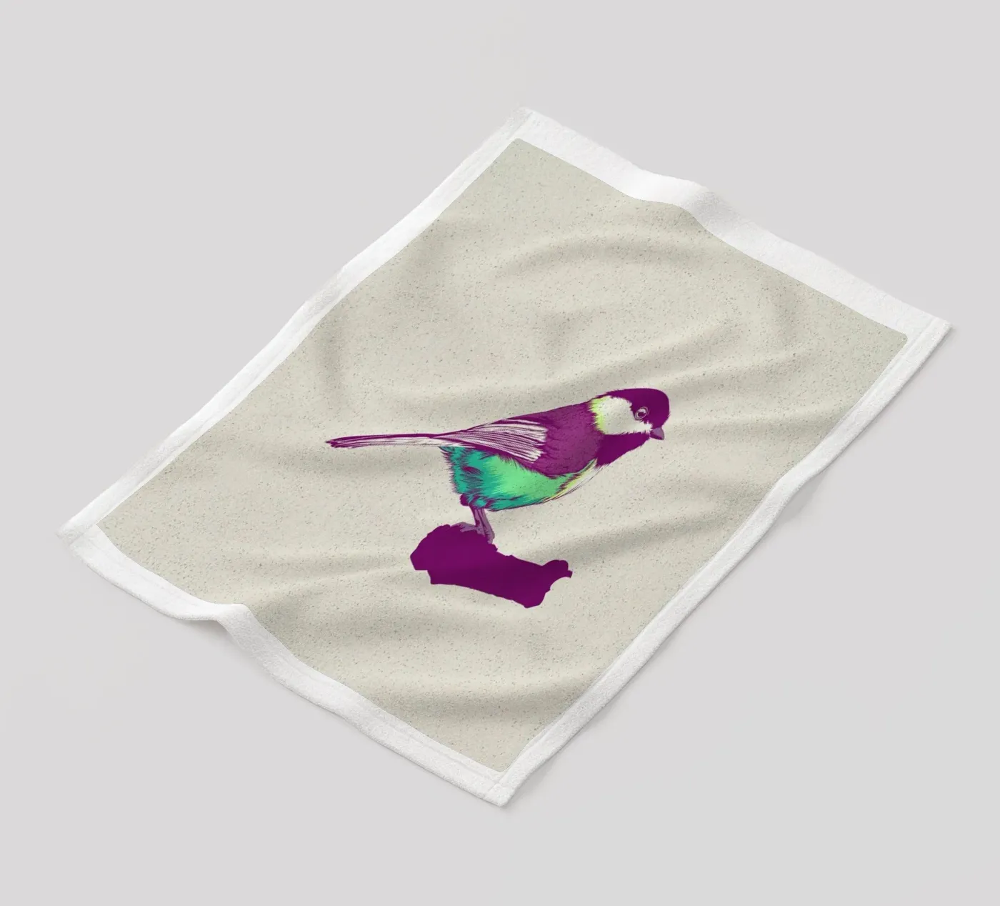 Bird 03 fleecedeken van Cranio Dsgn