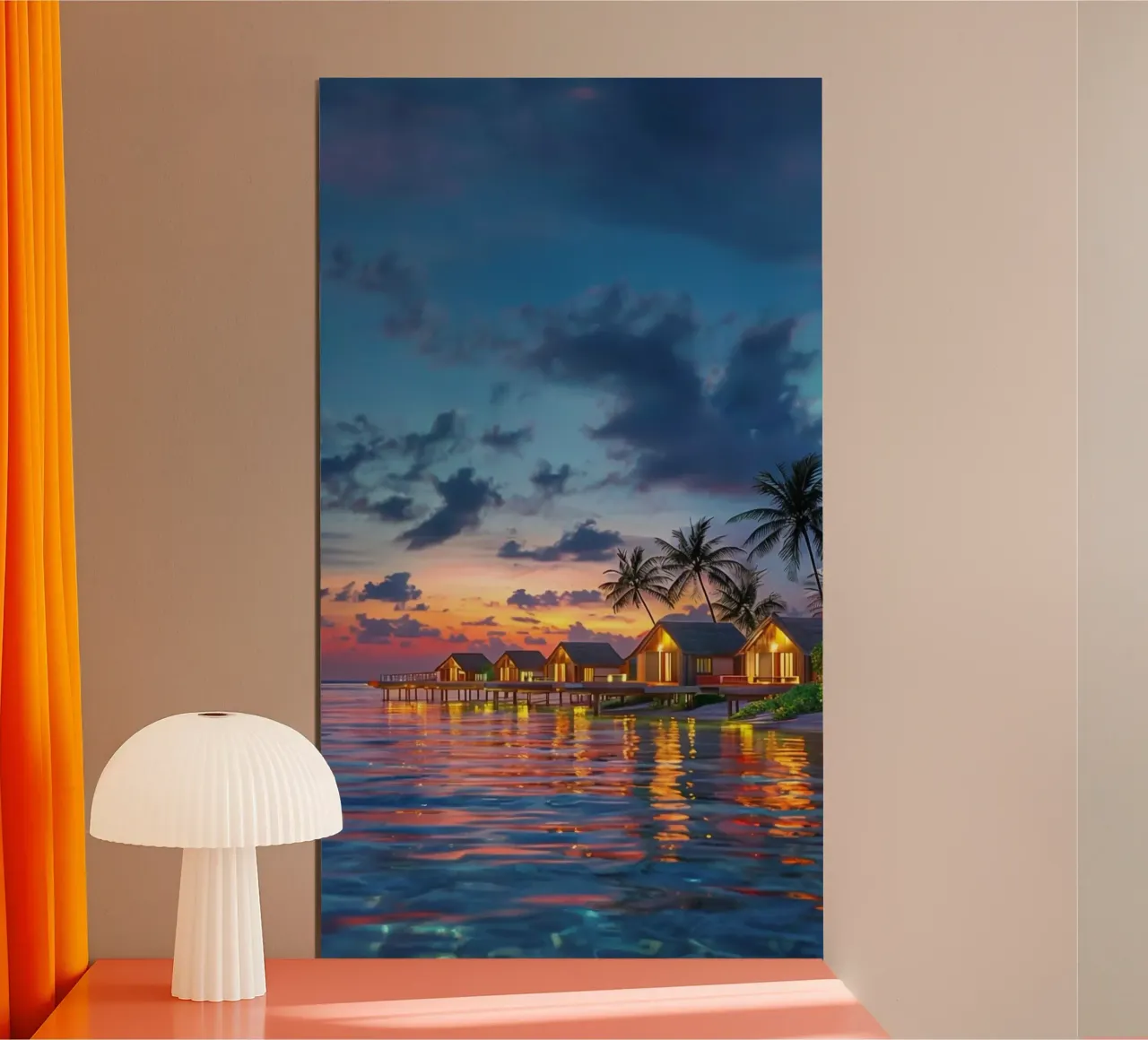 Traumflucht Malediven Poster von Wanderlust Vibes