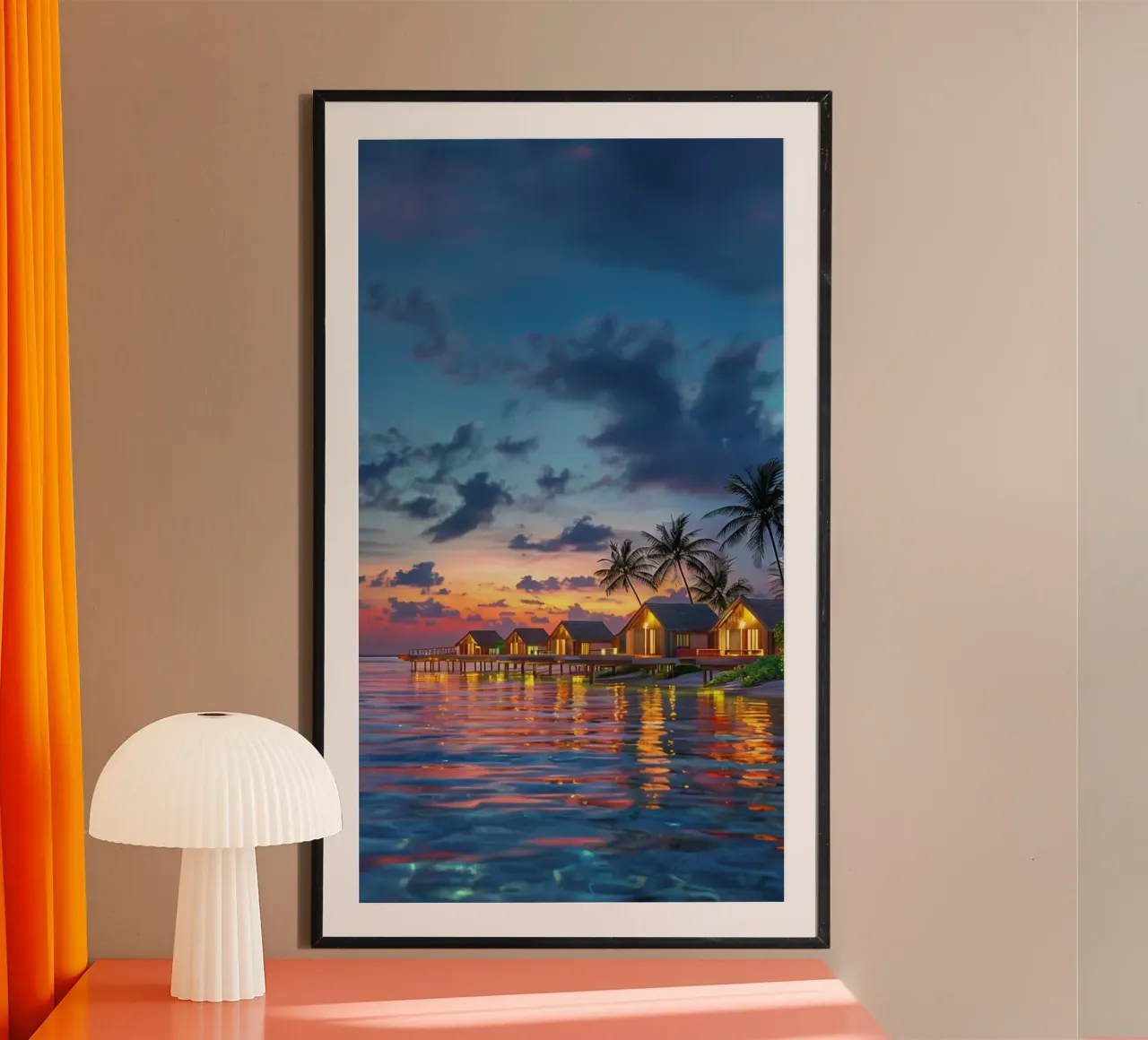 Traumflucht Malediven Poster von Wanderlust Vibes
