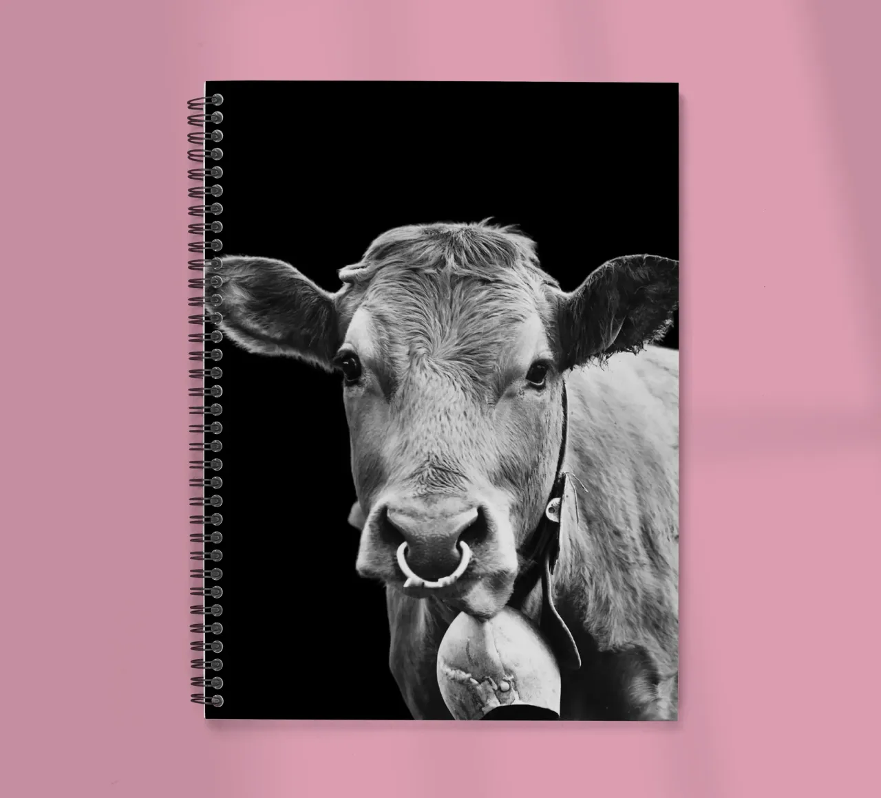 Kuhltur trifft Glockenbeat spiral notebook by DigiWunderwerk