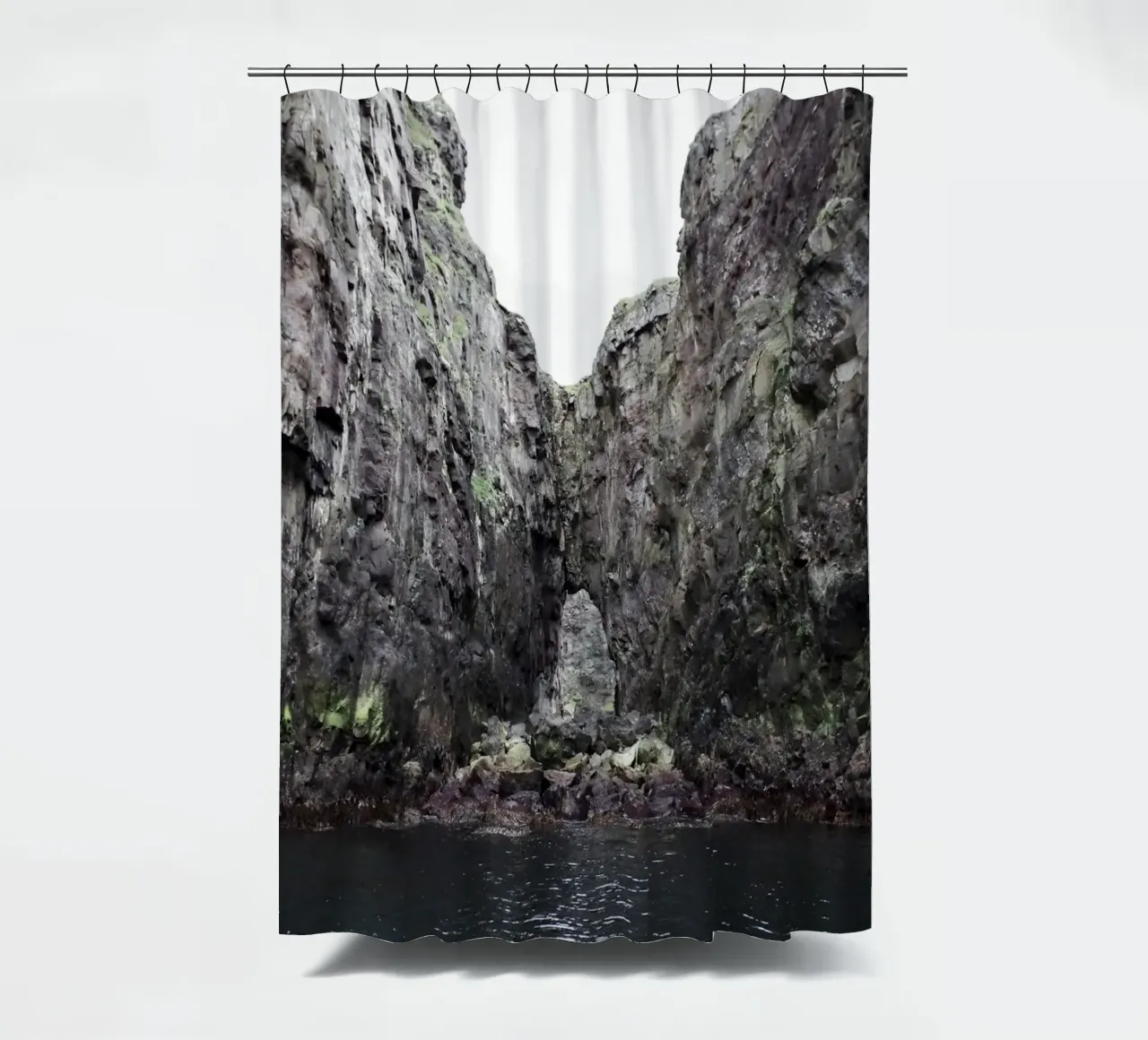 The Sea Gate shower curtain by zenitt