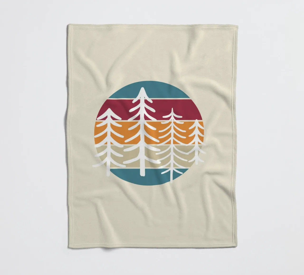 Vintage forest coperta in pile da BAINAI