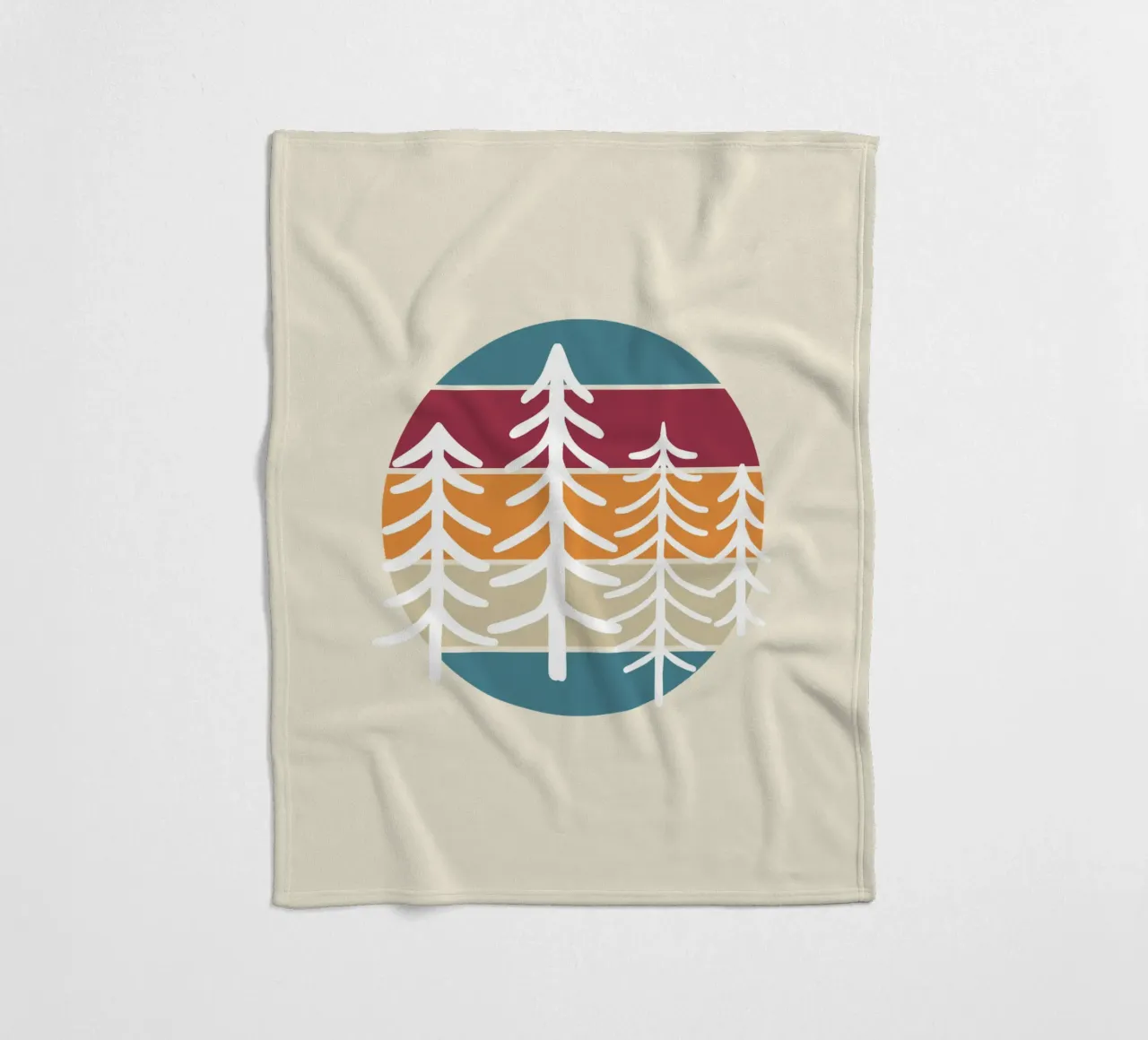 Vintage forest coperta in pile da BAINAI