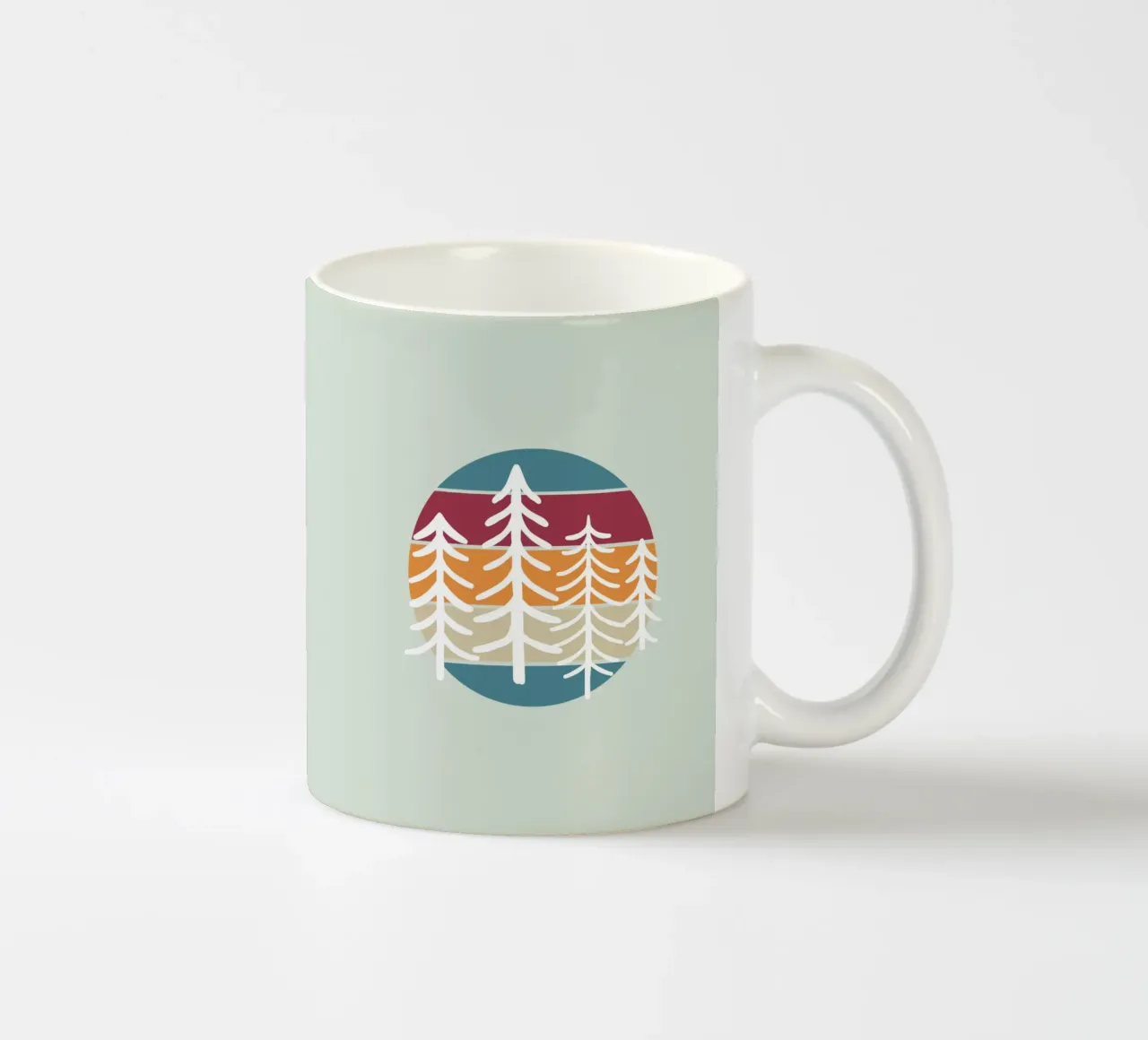 Retro forest tazza in ceramica da BAINAI