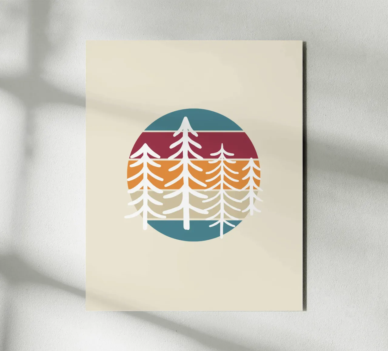 Vintage forest alluminio dibond da BAINAI