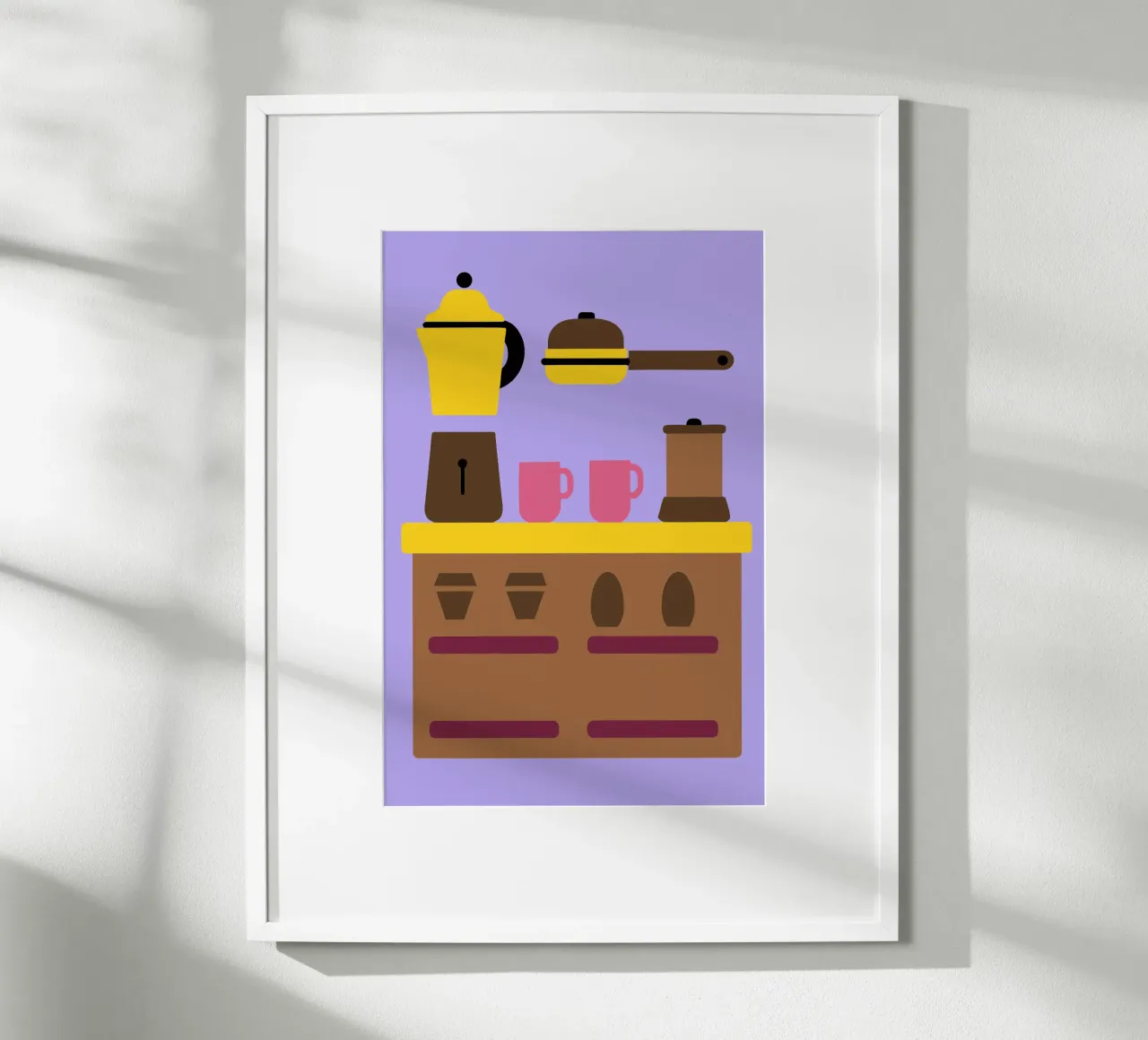 Accordo sul caffè poster con telaio in alluminio da TRENDY POSTER SHOP
