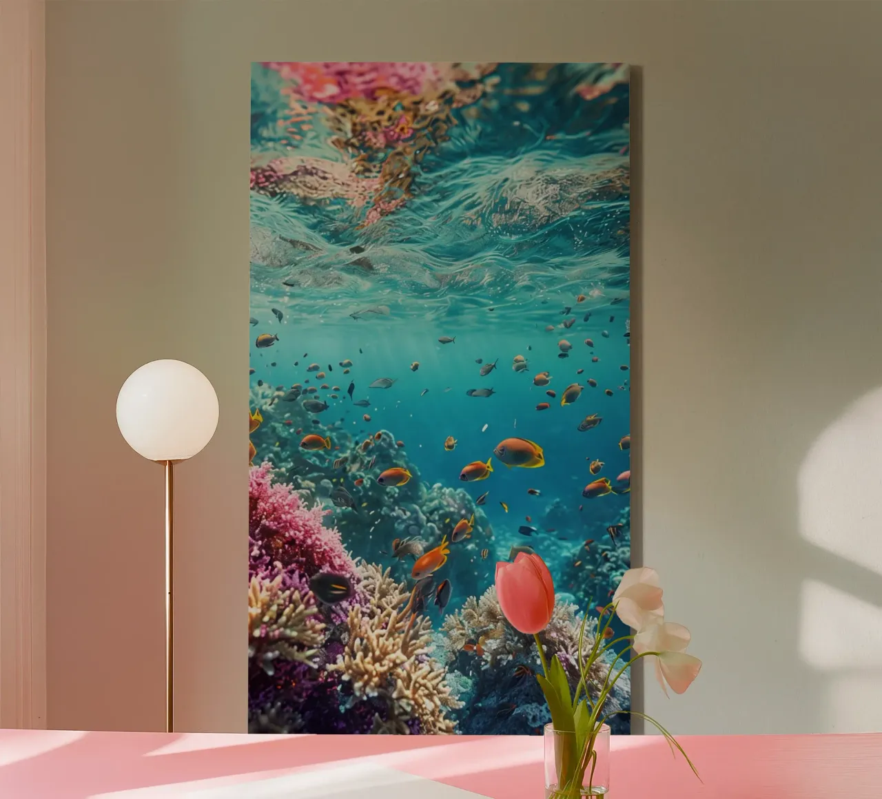 Maldives Dream Escape canvas by Wanderlust Vibes