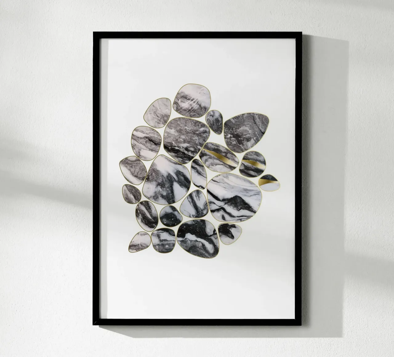 Pebble Graphics - Black-Gold Marble carta hahnemühle da DesignDoula Grafik