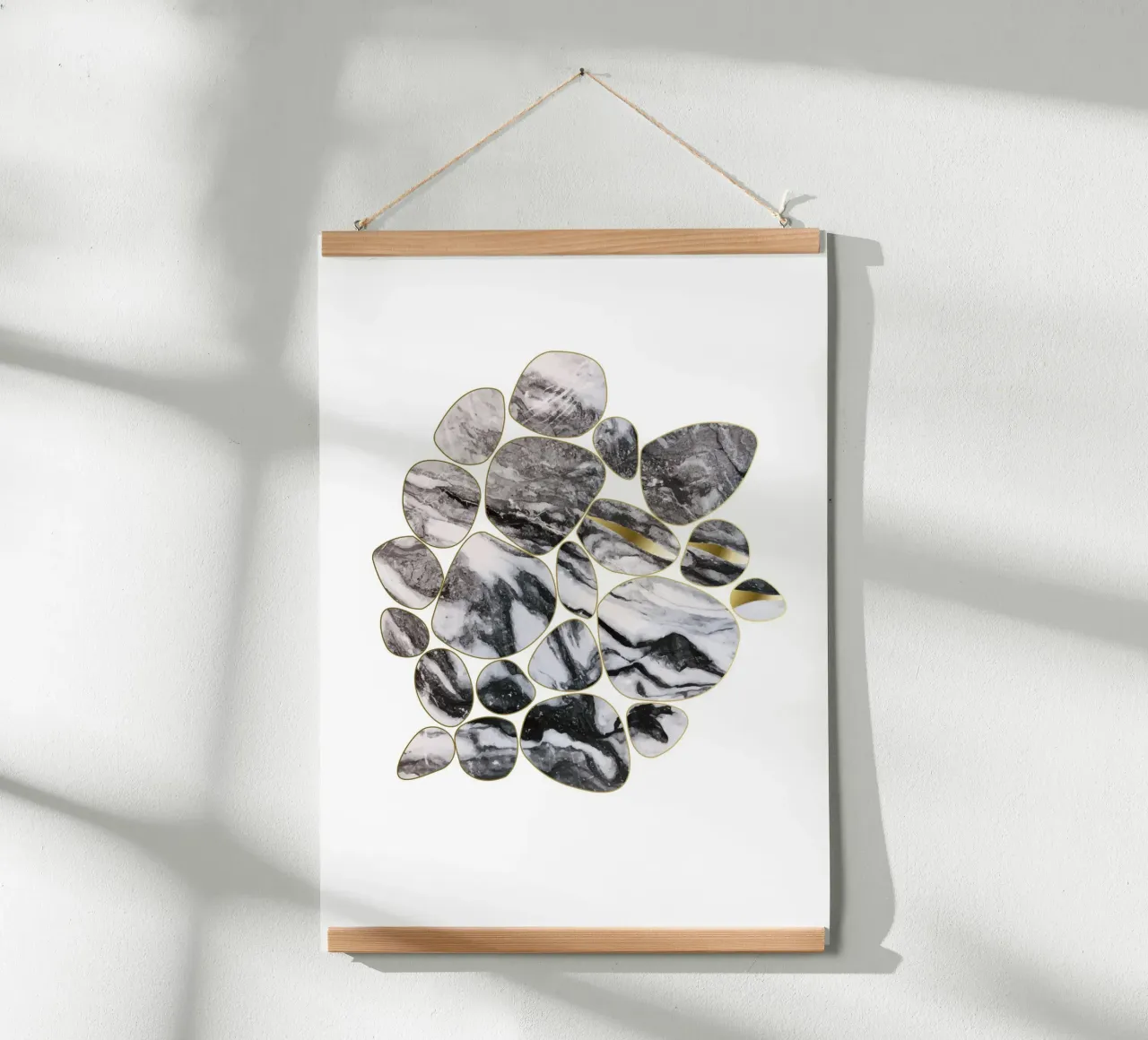 Pebble Graphics - Black-Gold Marble carta hahnemühle da DesignDoula Grafik