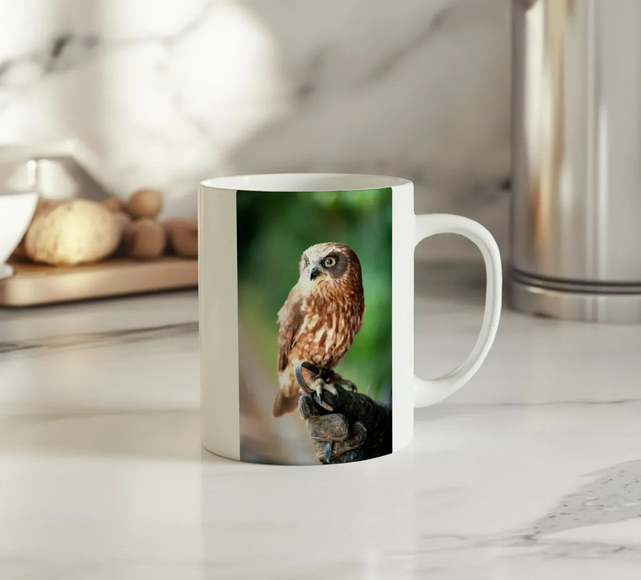 piumaggio della fauna selvatica tazza in ceramica da animal story home