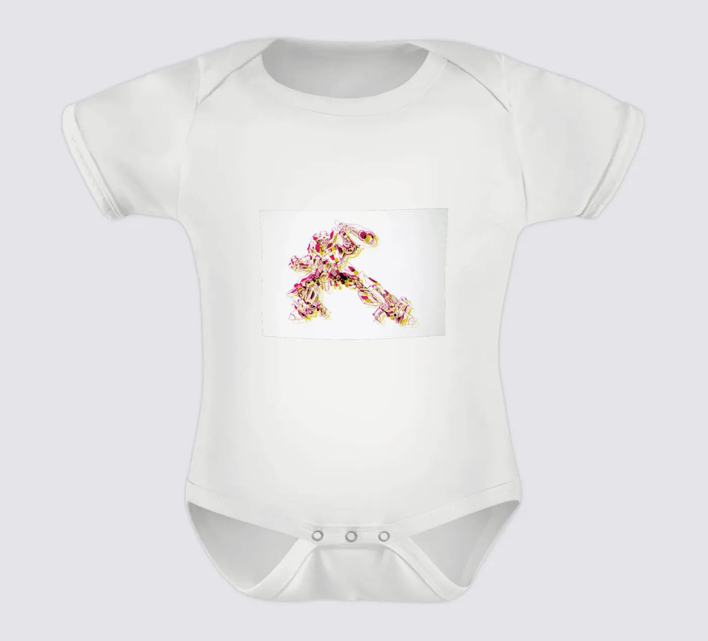 Bumblebee babyrompertje korte mouwen van Cranio Dsgn