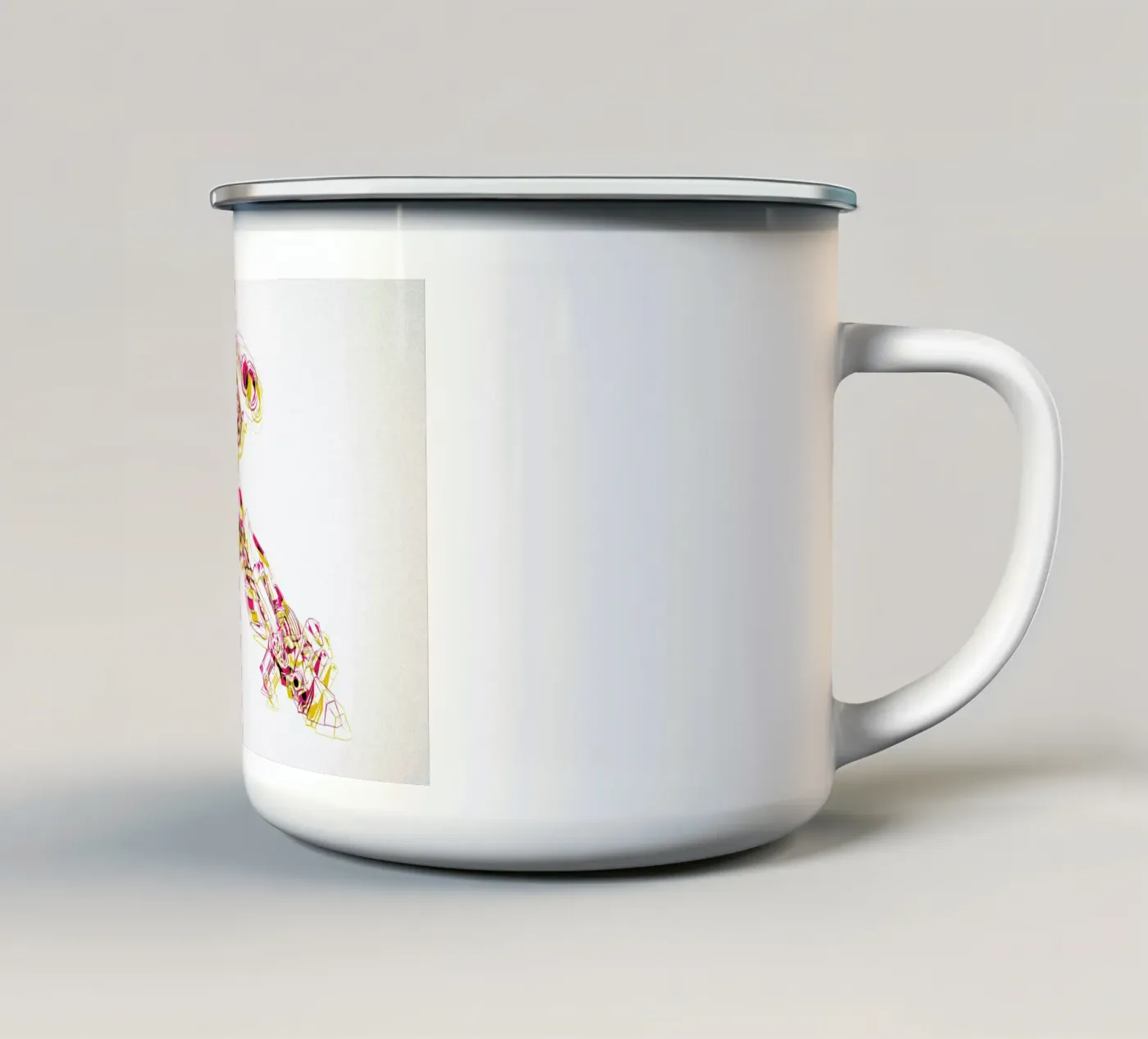Bumblebee enamel mug by Cranio Dsgn