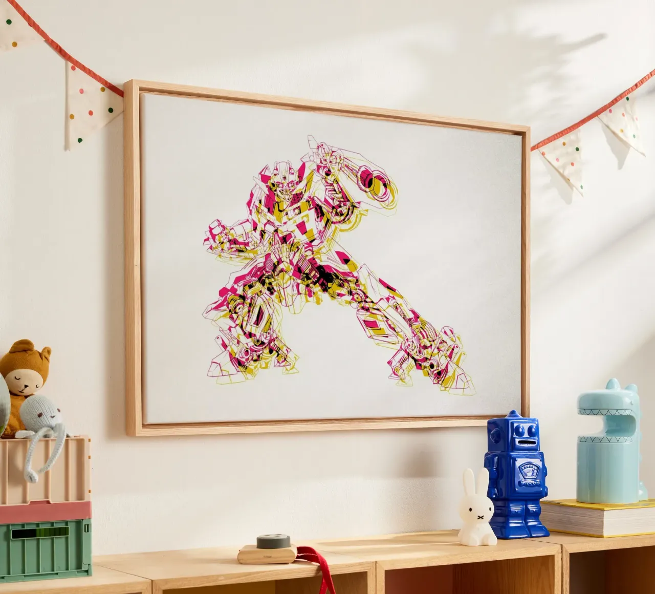 Bumblebee canvas by Cranio Dsgn