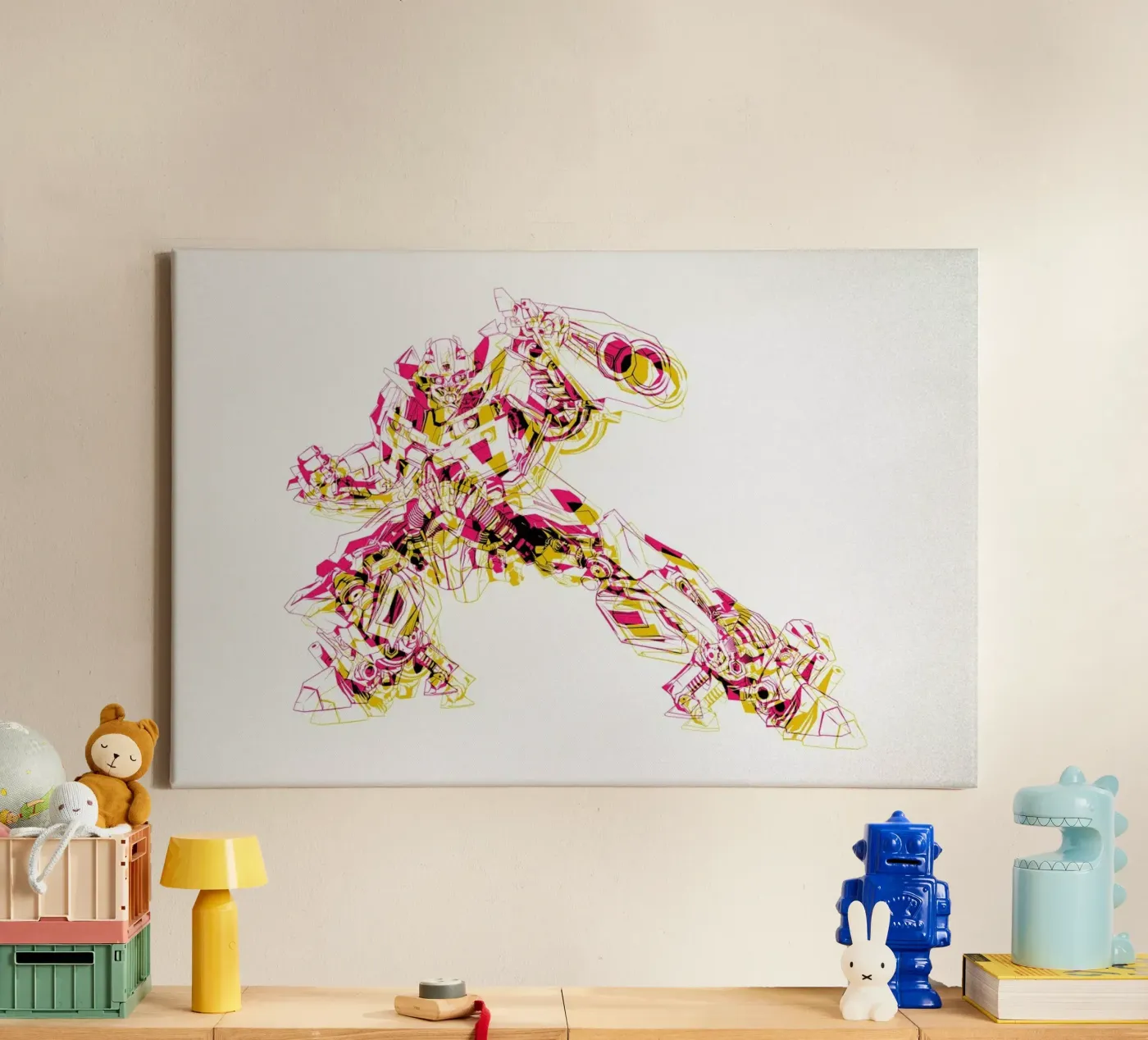 Bumblebee canvas by Cranio Dsgn