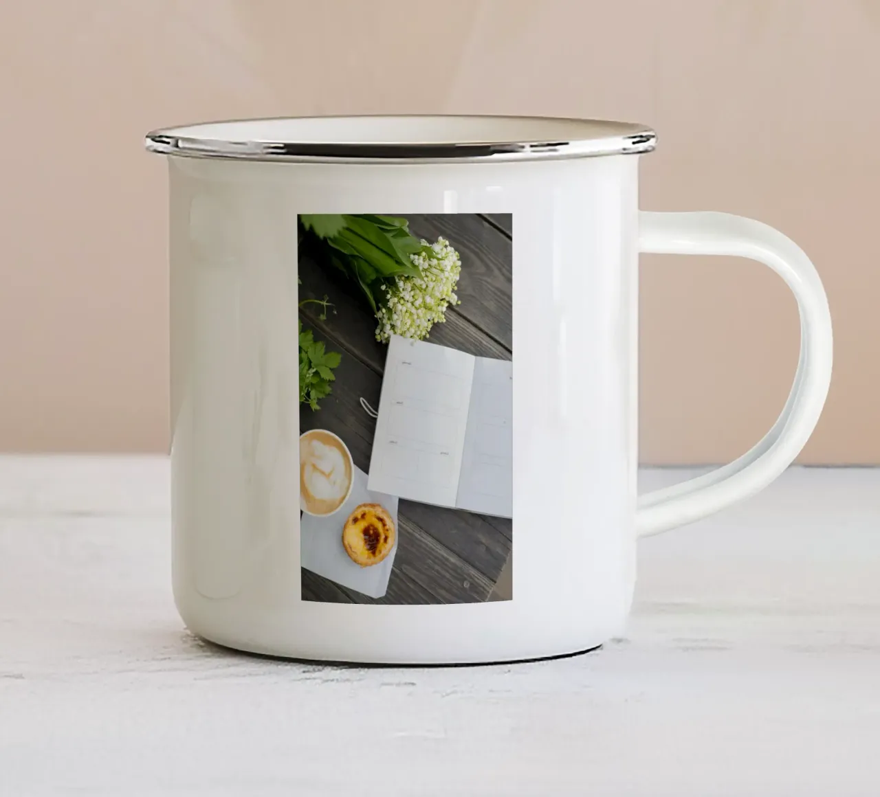 coffee notebook tazza in smalto da cofa home