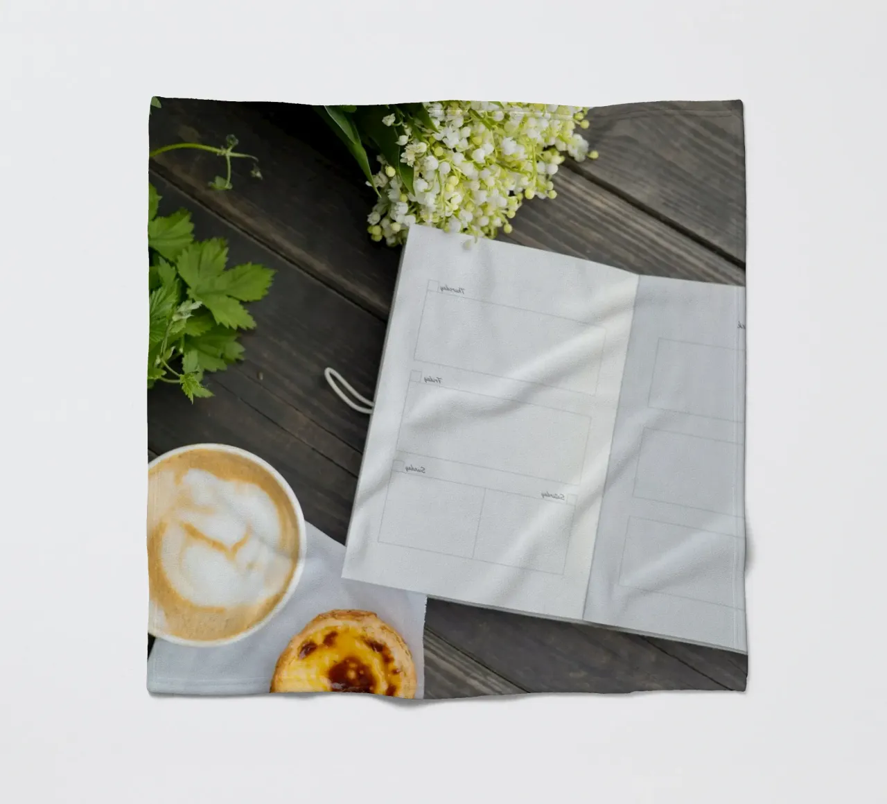 coffee notebook coperta in pile da cofa home