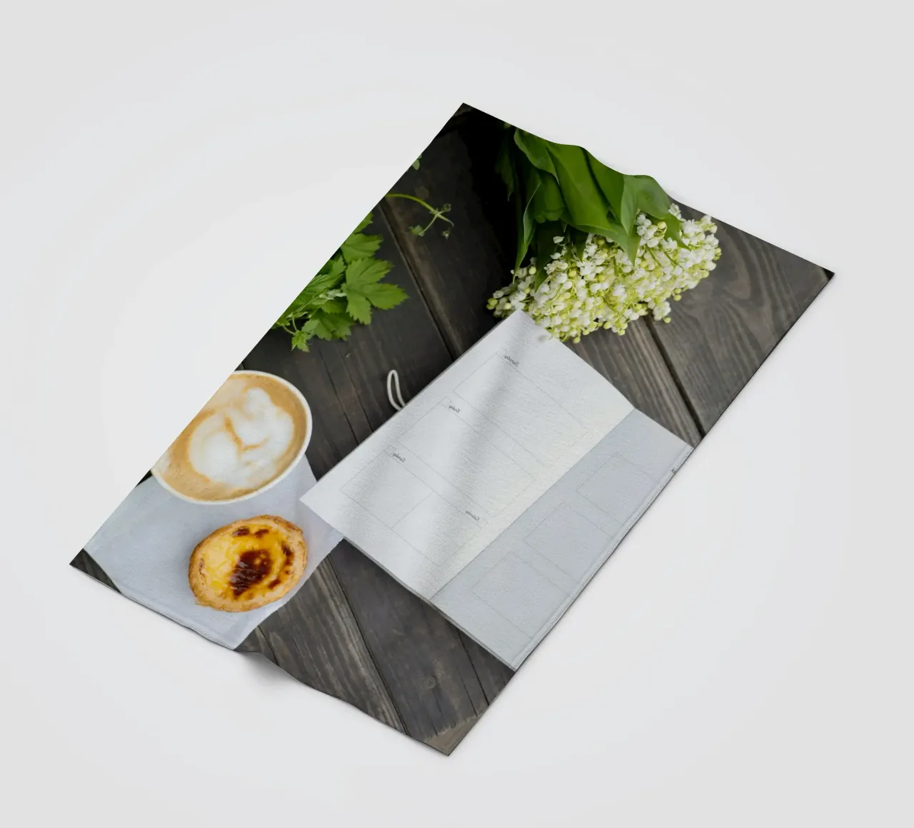 coffee notebook coperta in pile da cofa home