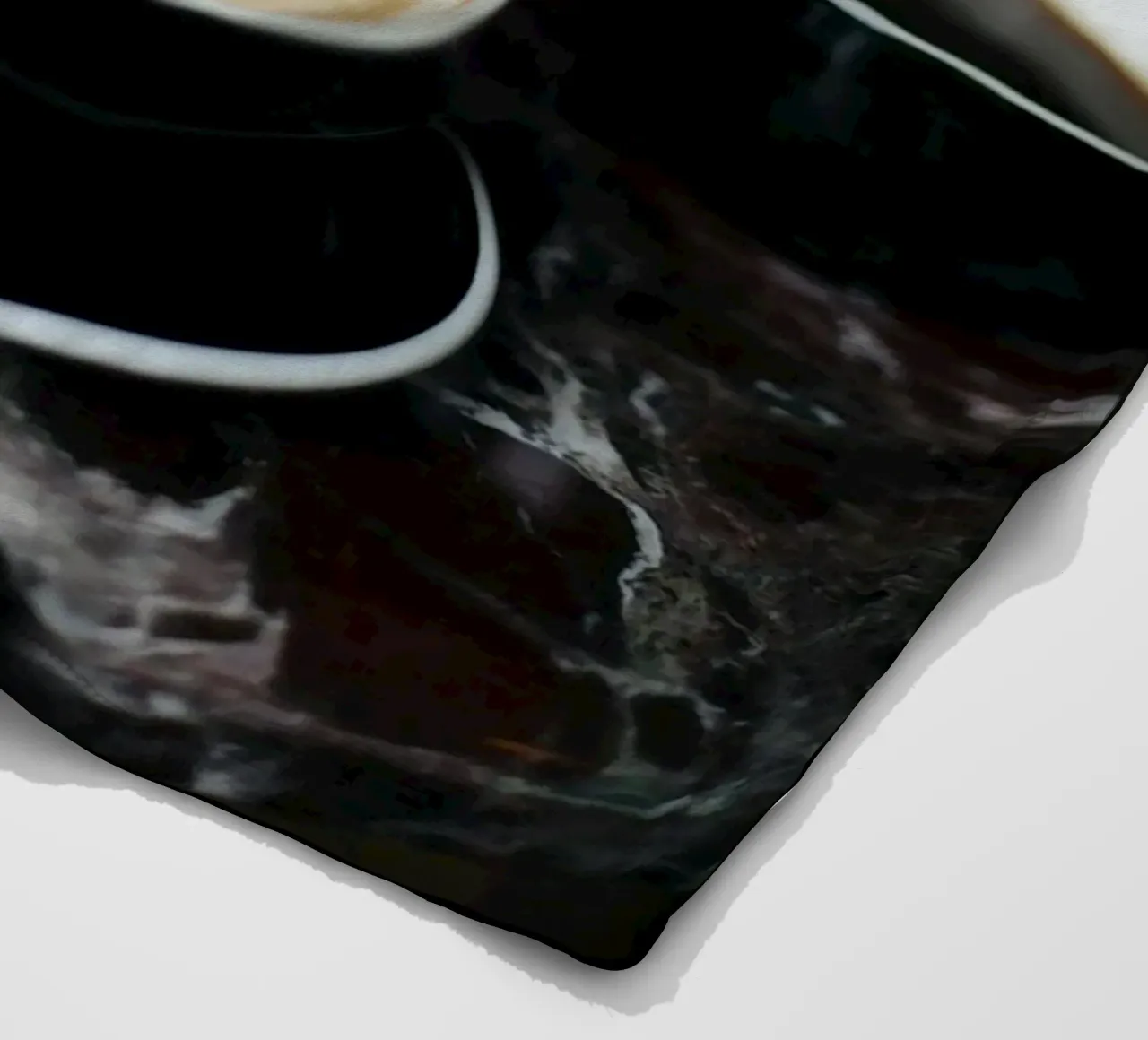 espresso table coperta in pile da cofa home