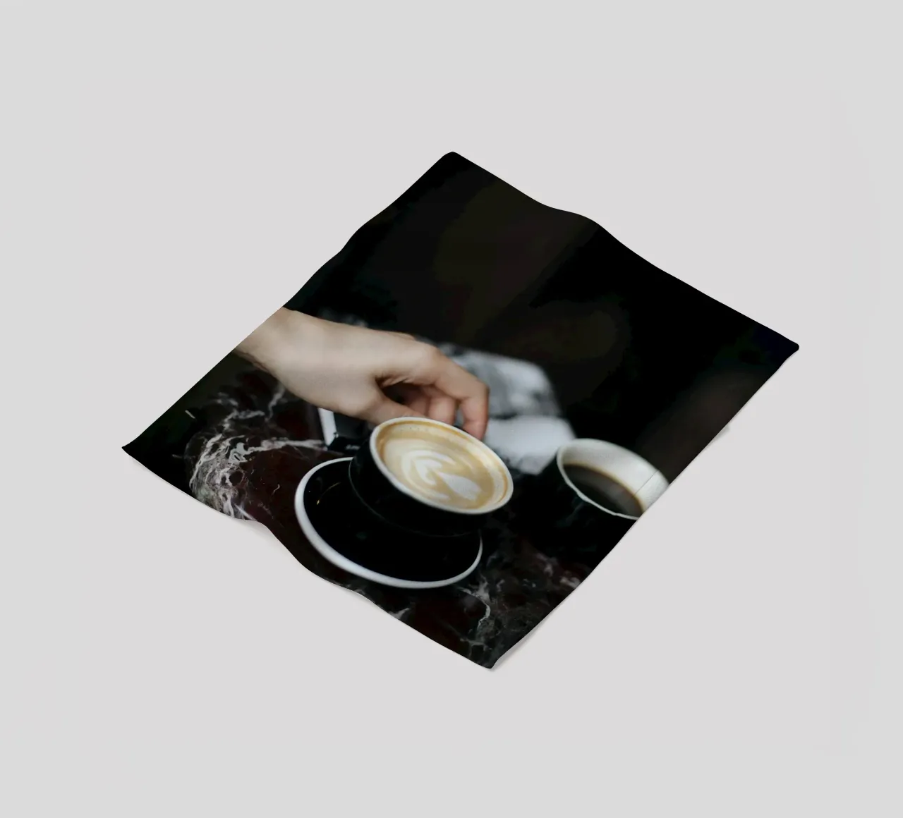 espresso table coperta in pile da cofa home