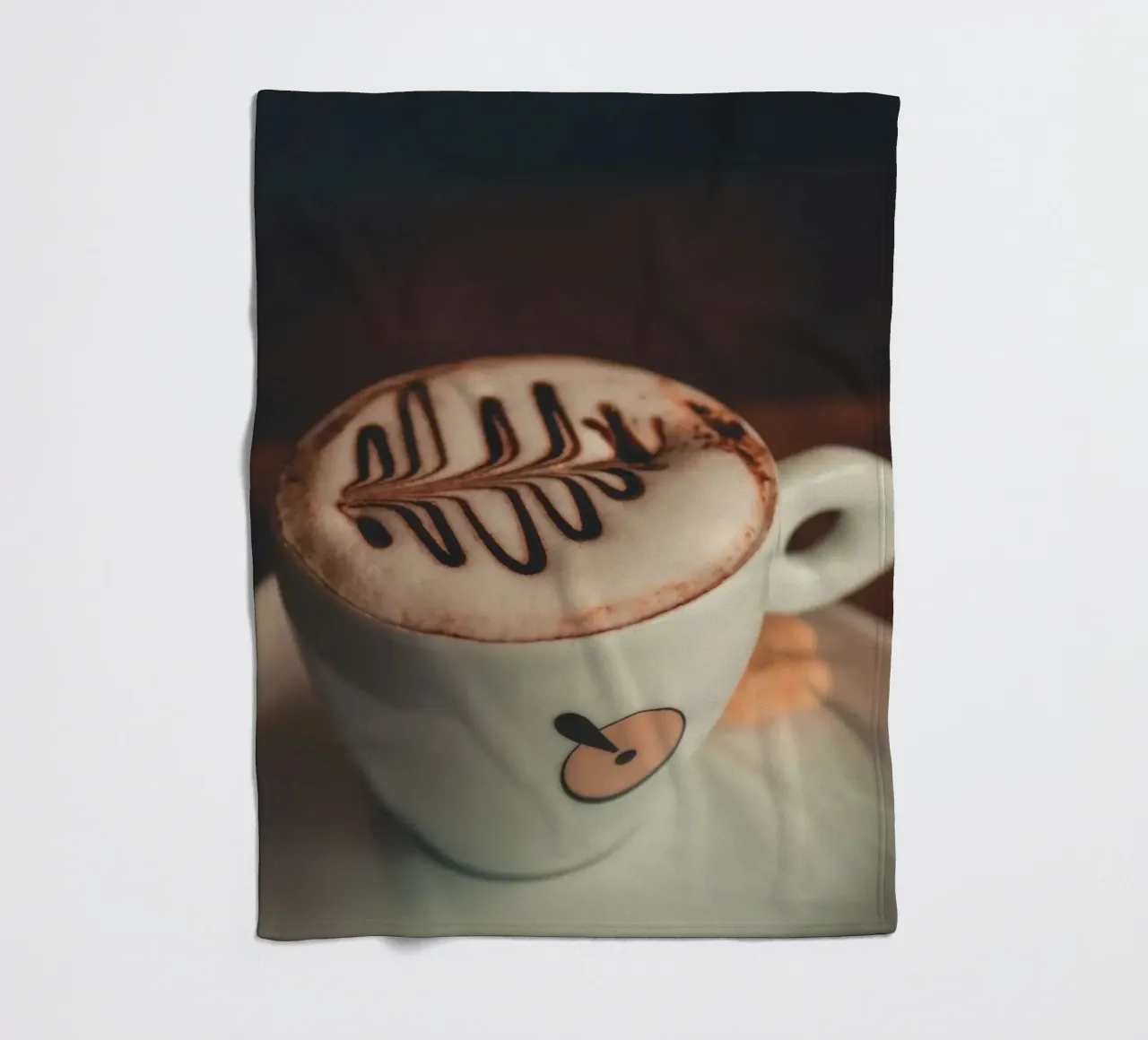 cappuccino cozy setting coperta in pile da cofa home