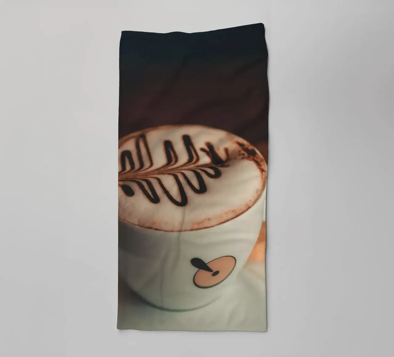 cappuccino cozy setting asciugamano da bagno da cofa home