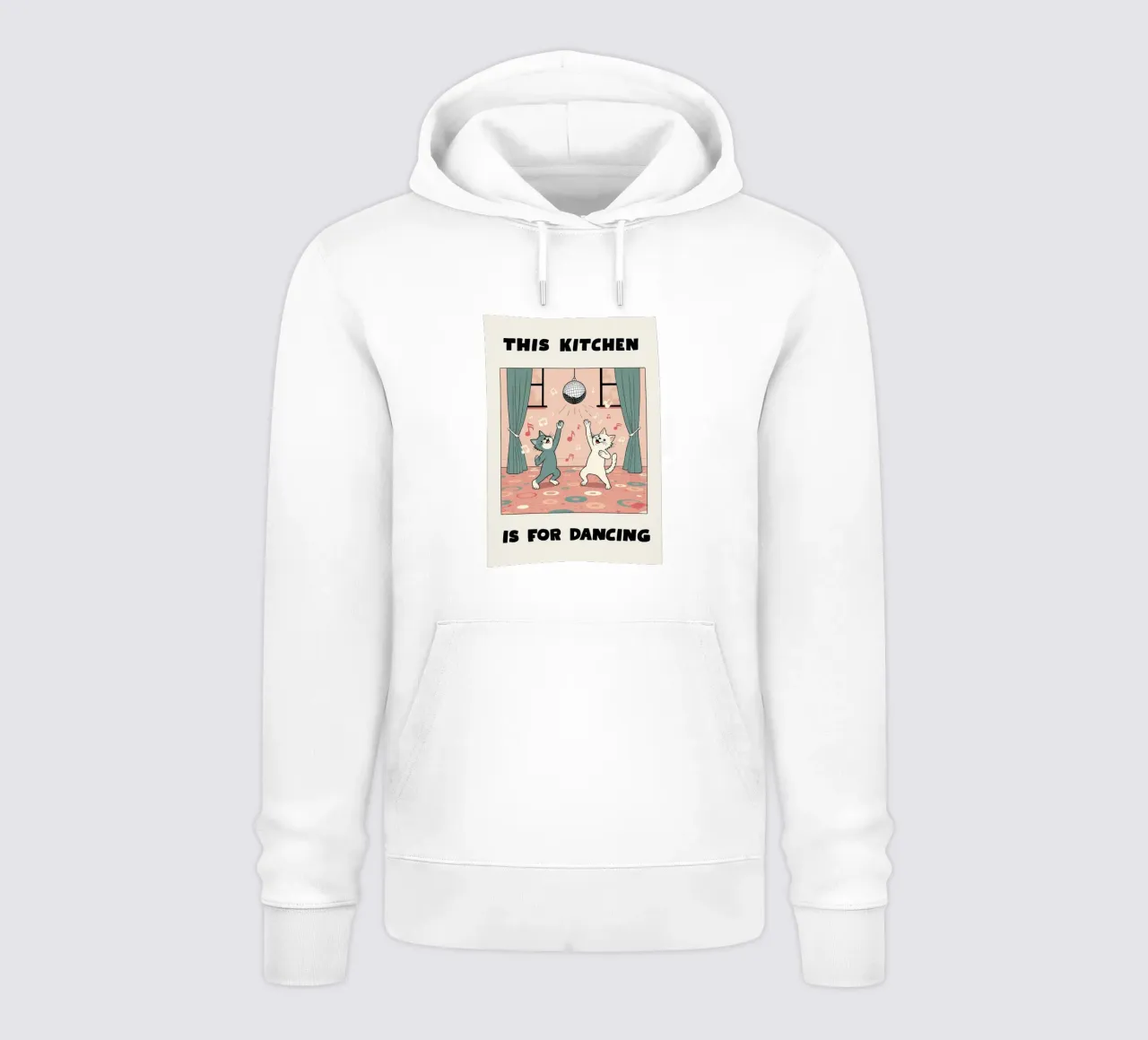 This Kitchen Is for Dancing felpa con cappuccio da Attaboy Dsgn