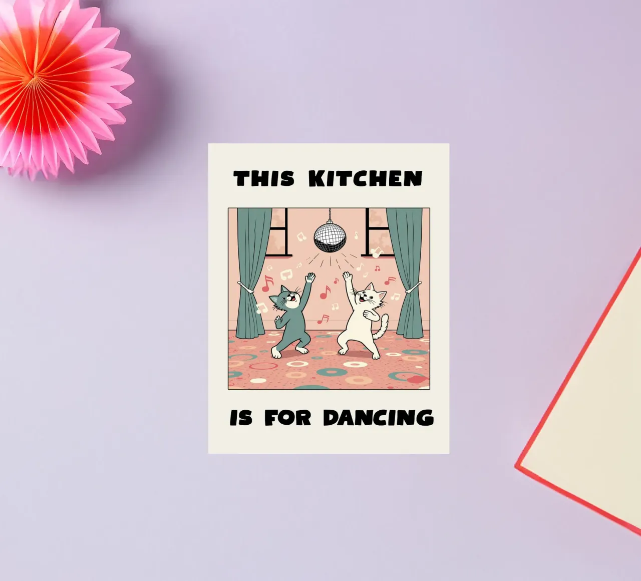 This Kitchen Is for Dancing adesivo da Attaboy Dsgn