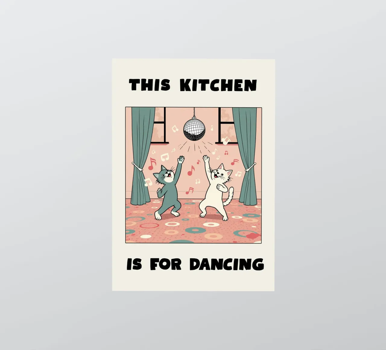 This Kitchen Is for Dancing adesivo da Attaboy Dsgn