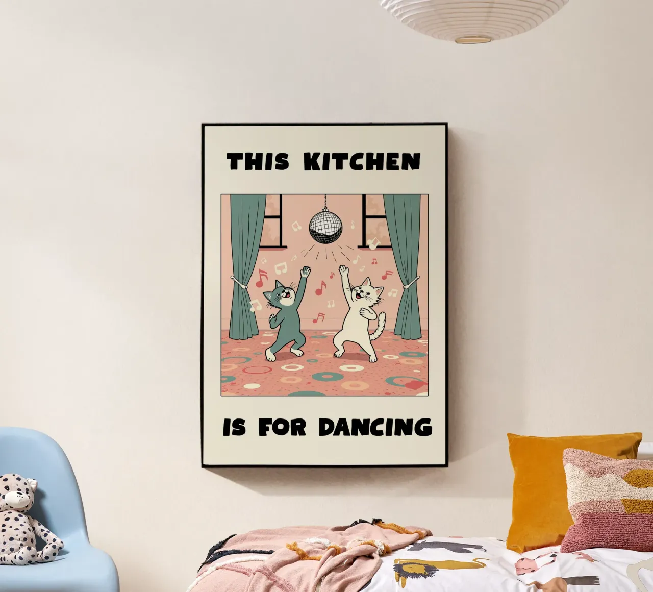 This Kitchen Is for Dancing plexiglass da Attaboy Dsgn