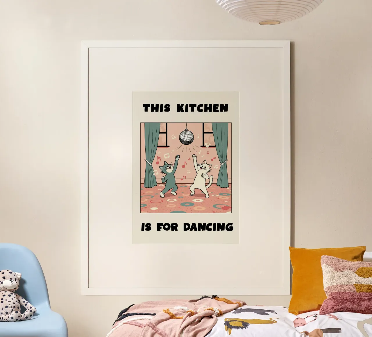 This Kitchen Is for Dancing poster da Attaboy Dsgn