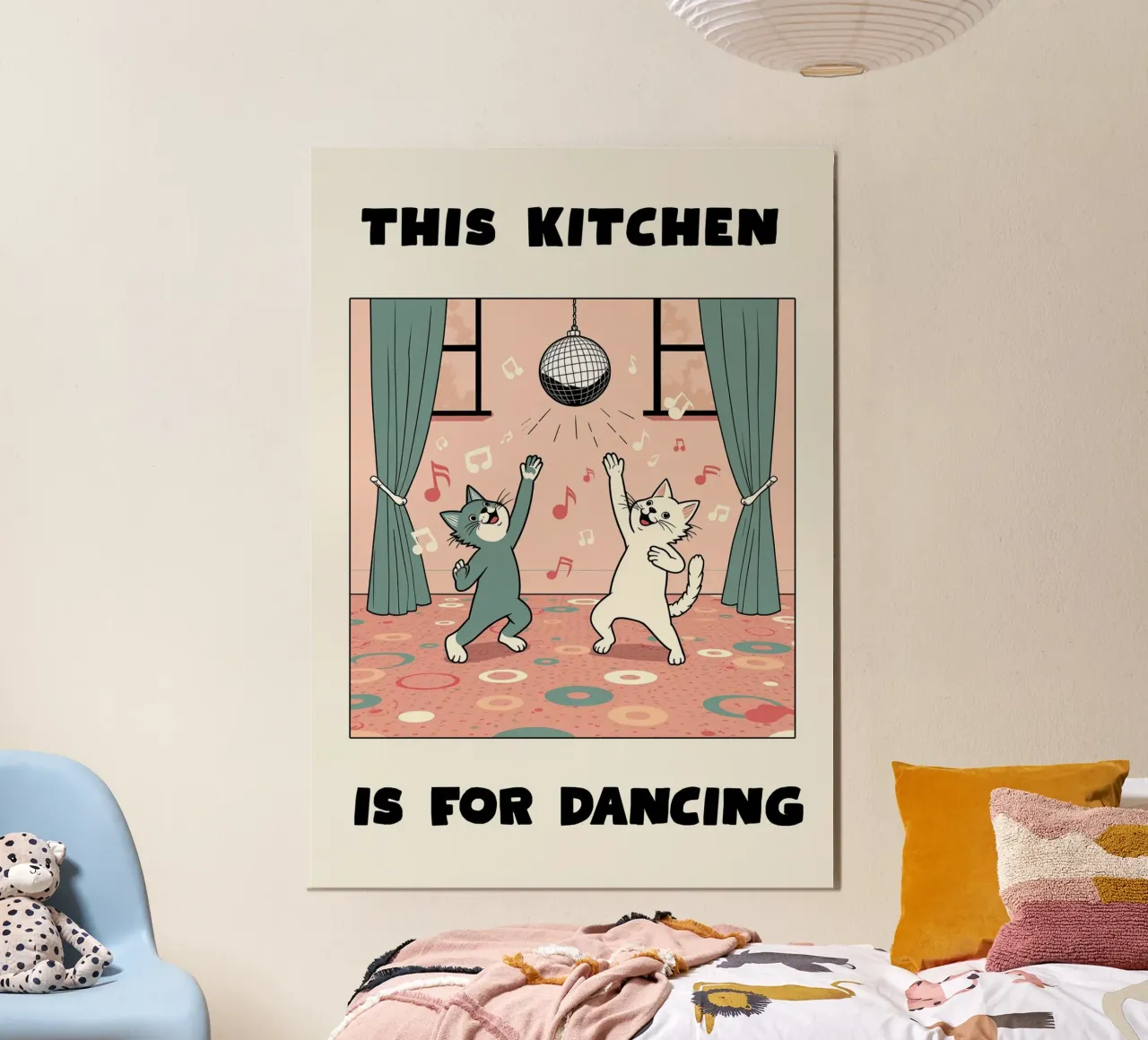 This Kitchen Is for Dancing poster da Attaboy Dsgn