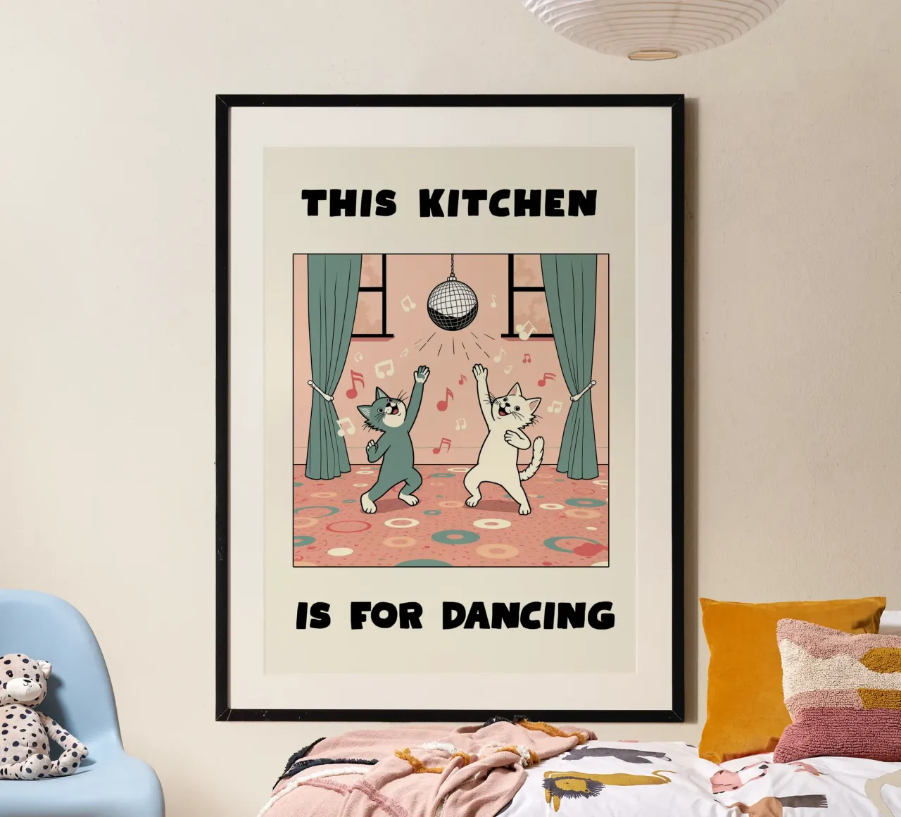 This Kitchen Is for Dancing poster da Attaboy Dsgn