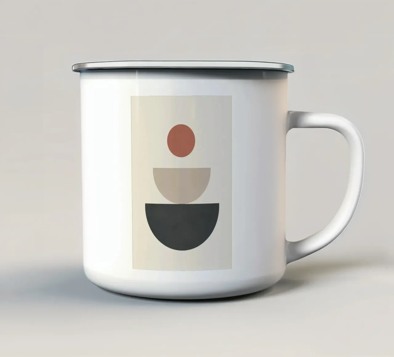 Geometric Modern Art 30 tazza in smalto da cityart