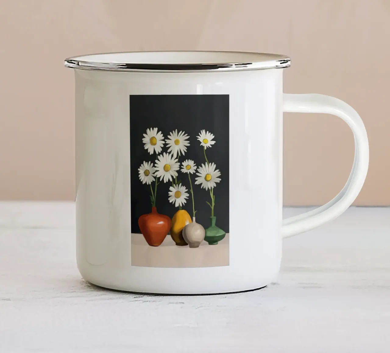 Daisy Harmony 2 tazza in smalto da cityart