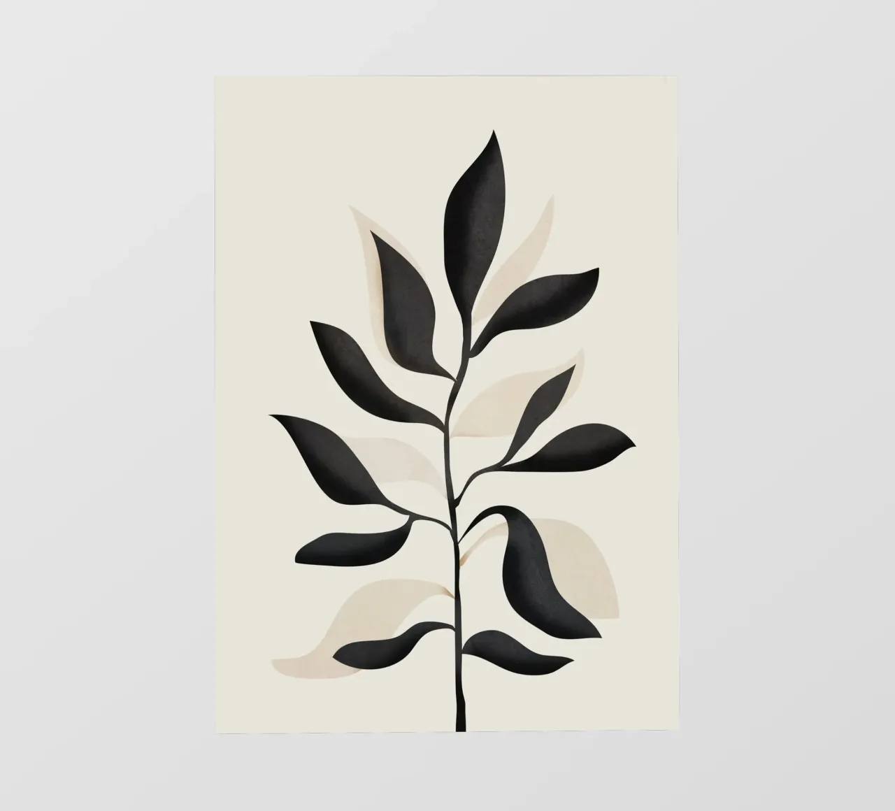 Abstract Minimal Plant II pellicola backlit da cityart