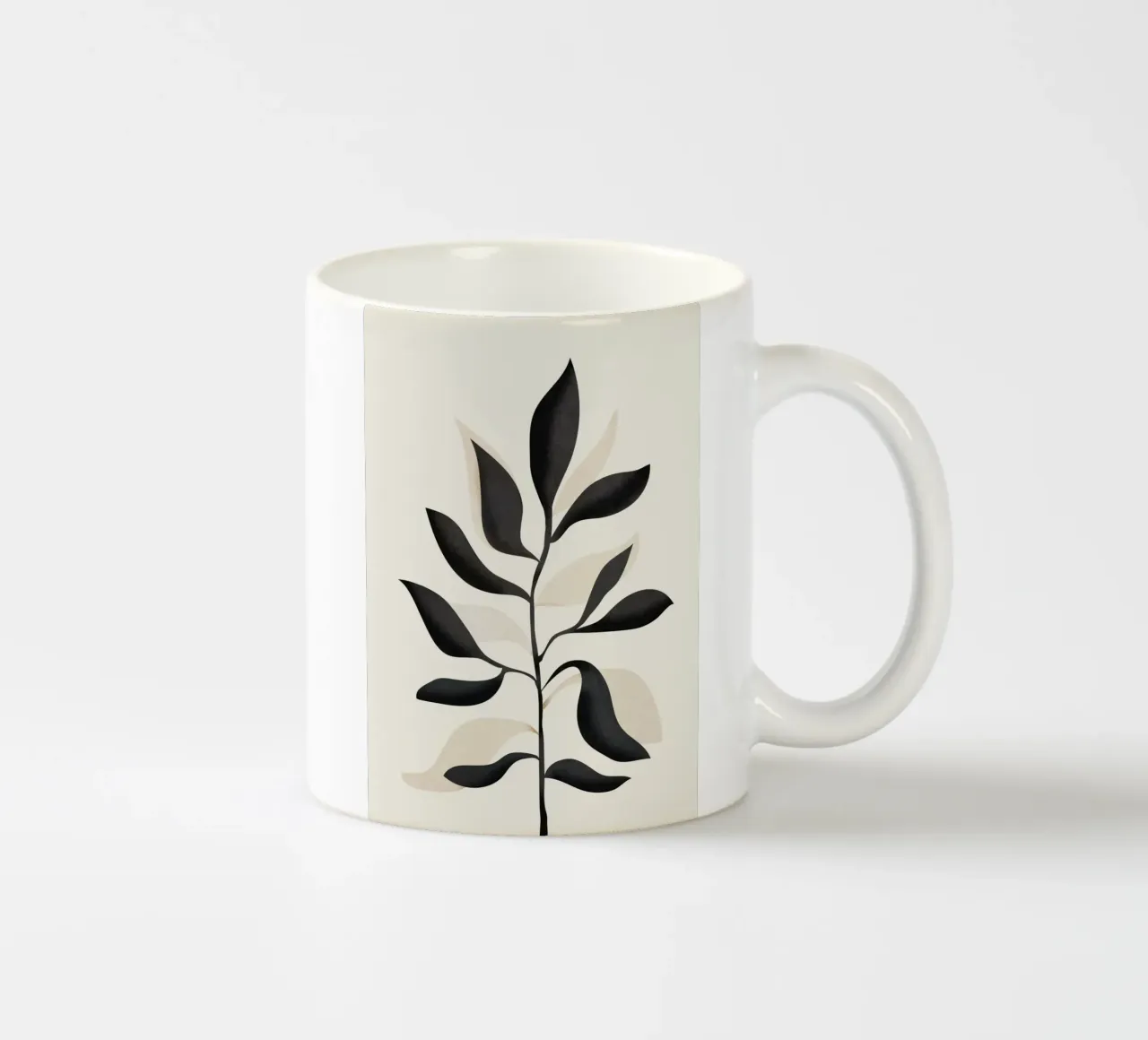 Abstract Minimal Plant II tazza in ceramica da cityart