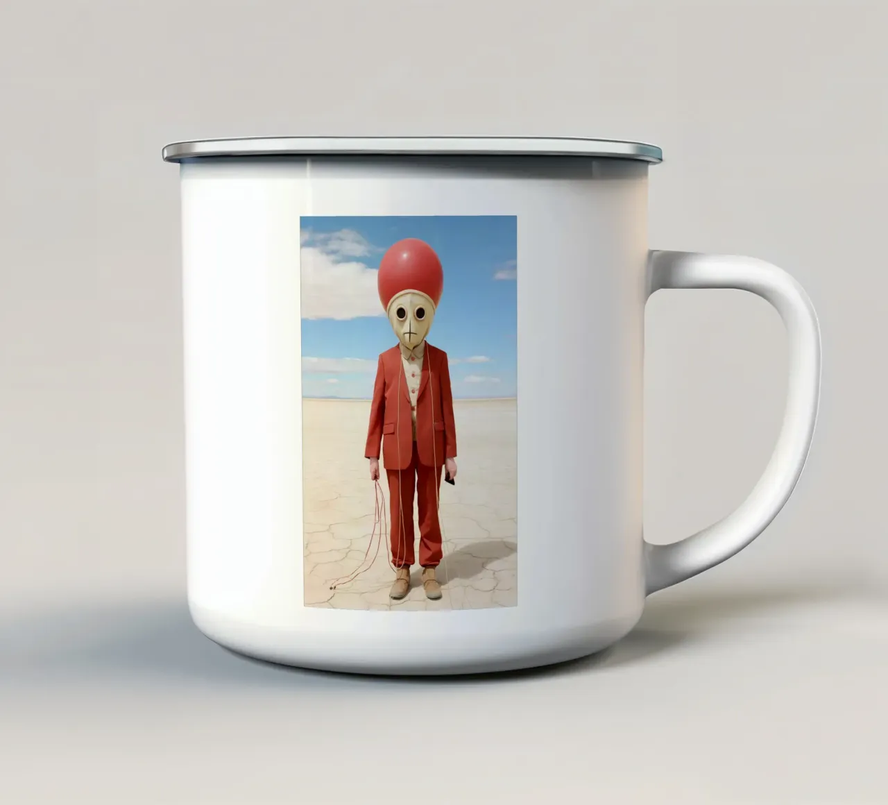 The Balloonhead tazza in smalto da LUCID LAYERS