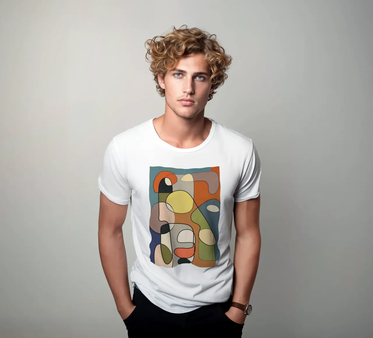 Abstract Line Art 08 t-shirt da cityart