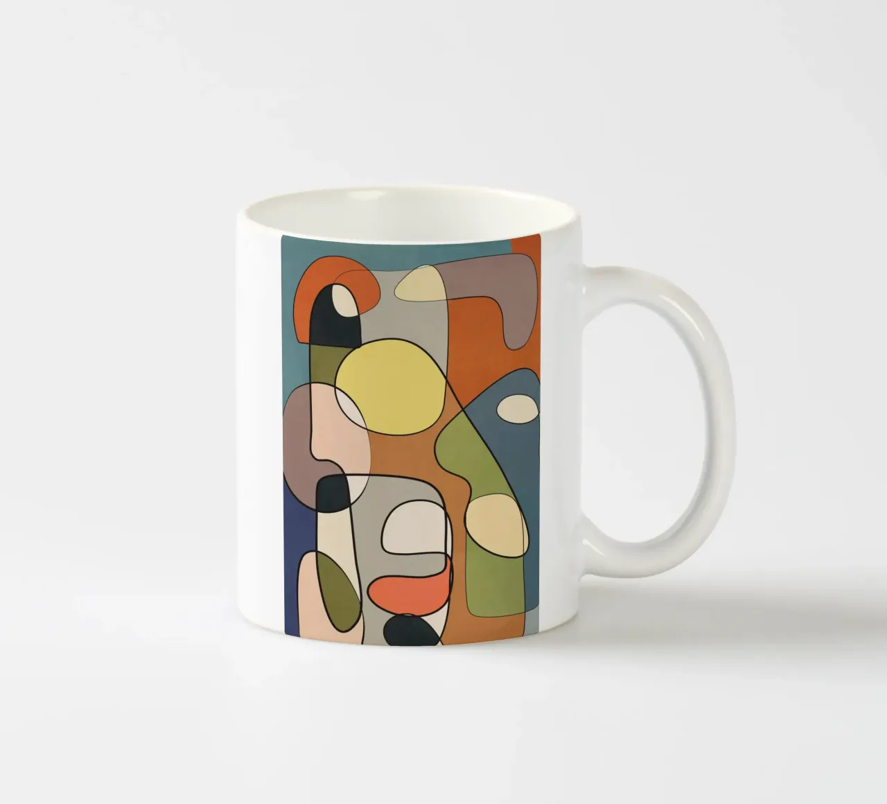 Abstract Line Art 08 tazza in ceramica da cityart