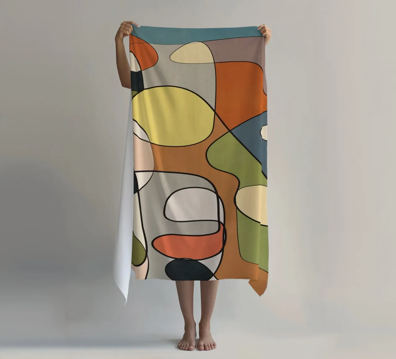 Abstract Line Art 08 telo mare da cityart