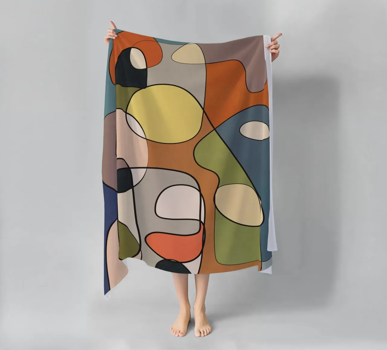 Abstract Line Art 08 telo mare da cityart