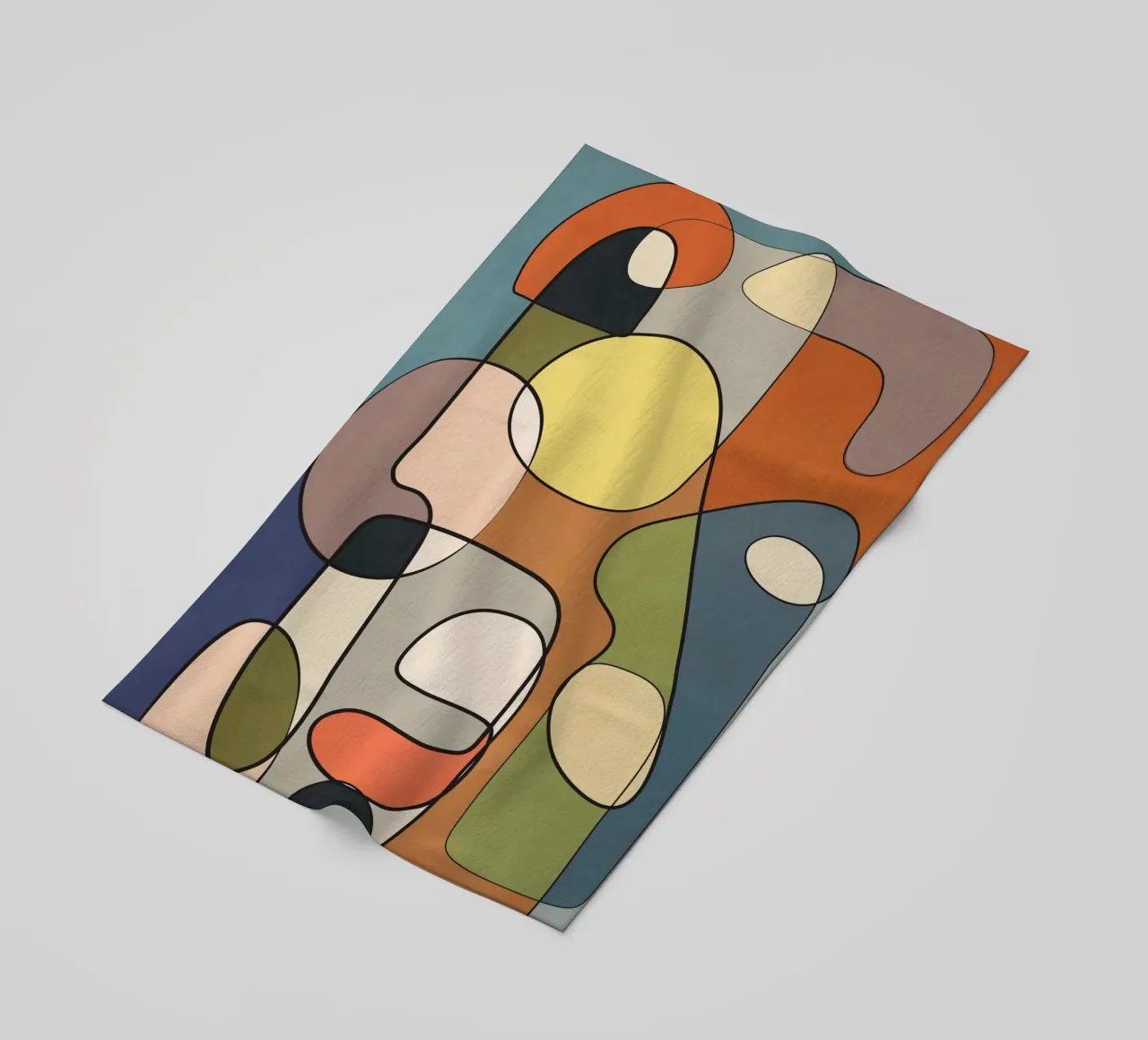 Abstract Line Art 08 telo mare da cityart