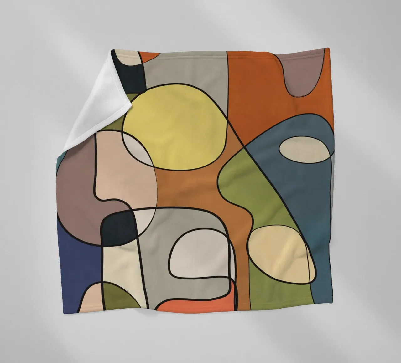 Abstract Line Art 08 coperta in pile da cityart